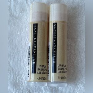 Avon Vanilla Lip Balm Set of 2 New and Sealed